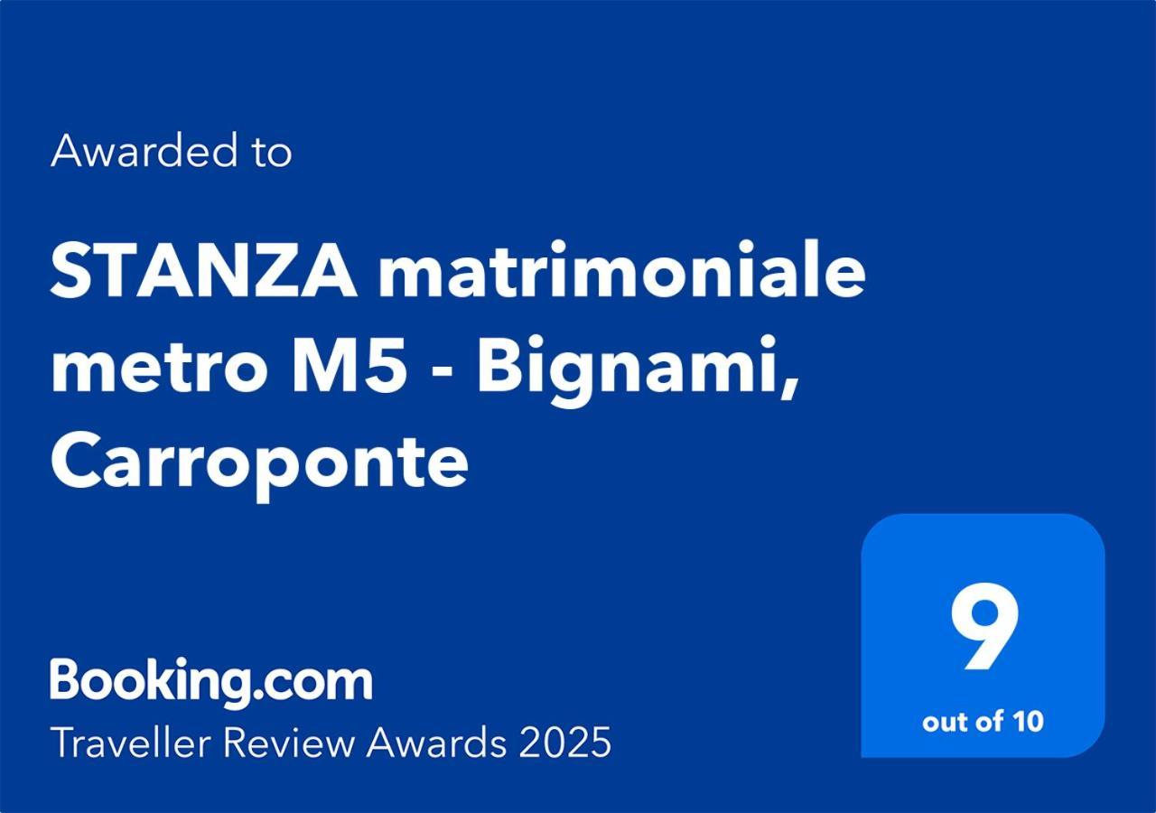 Stanza Matrimoniale Metro M5 - Bignami, Carroponte Apartment Sesto San Giovanni Bagian luar foto